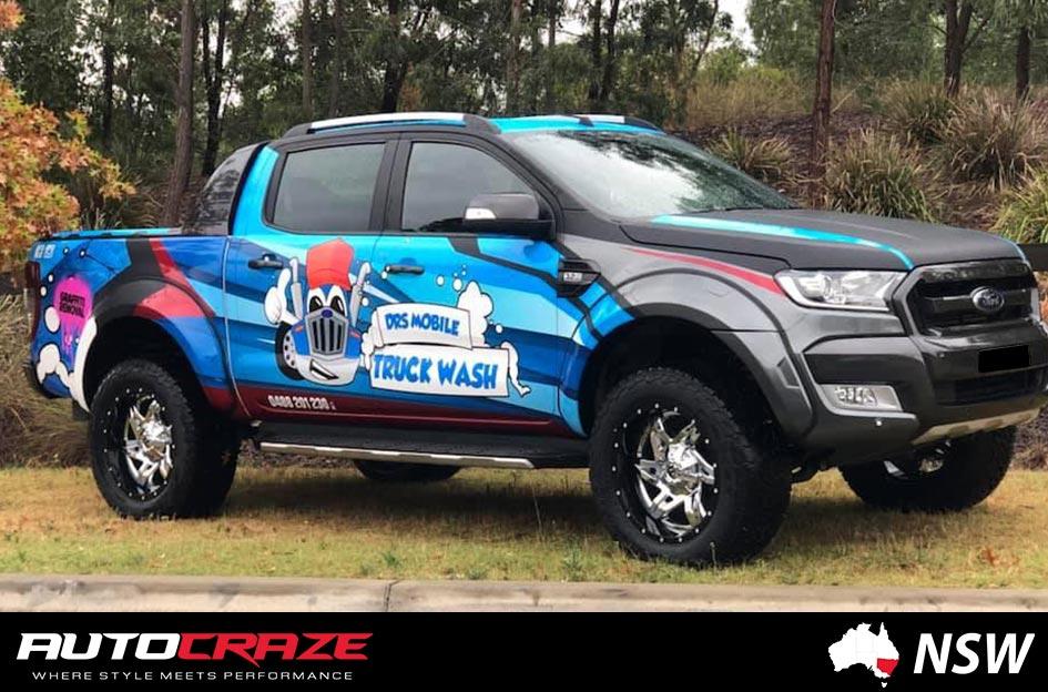 FORD RANGER ROCKER CHROME WITH GLOSS BLACK LIP